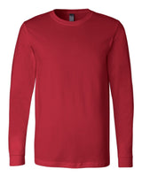 Pretreated BELLA+CANVAS 3501 Unisex Jersey Long Sleeve Tee - Red