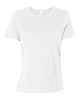 Pretreated BELLA+CANVAS 6400 Women's Relaxed Jersey Tee - White