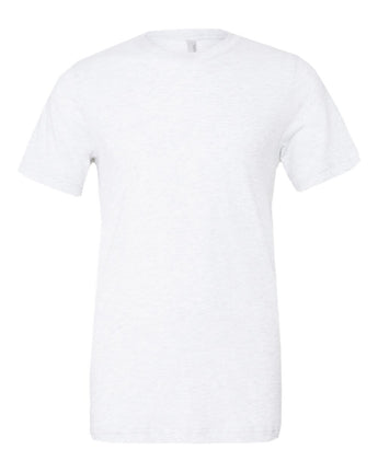 Pretreated BELLA+CANVAS 3413 Unisex Triblend Tee - Solid White Triblend