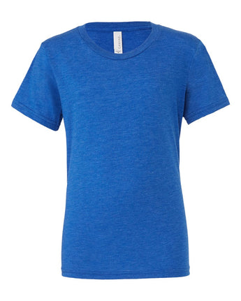 Pretreated BELLA+CANVAS 3413 Unisex Triblend Tee - True Royal Triblend