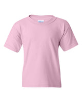 Pretreated Gildan 5000B Youth Heavy Cotton T-Shirt - Light Pink