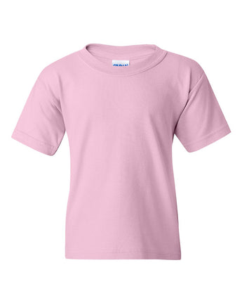 Pretreated Gildan 5000B Youth Heavy Cotton T-Shirt - Light Pink