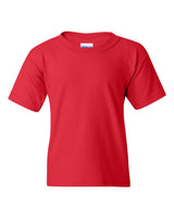 Pretreated Gildan 5000B Youth Heavy Cotton T-Shirt - Red