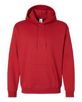 Pretreated Hanes P170 Unisex Ecosmart Hooded Sweatshirt - Athletic Crimson