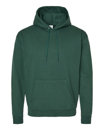 Pretreated Hanes P170 Unisex Ecosmart Hooded Sweatshirt - Dark Green
