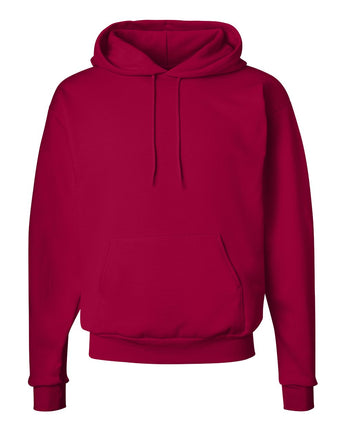 Pretreated Hanes P170 Unisex Ecosmart Hooded Sweatshirt - Deep Red