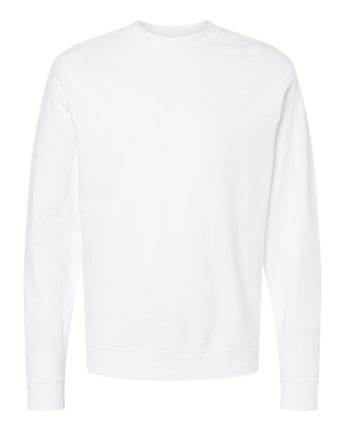Pretreated Independent Trading Co. SS3000 Unisex Midweight Crewneck Sweatshirt - White