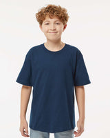Pretreated M&O 4850 Youth Gold Soft Touch T-Shirt - Navy