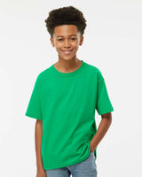 Pretreated M&O 4850 Youth Gold Soft Touch T-Shirt - Irish Green
