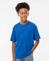 Pretreated M&O 4850 Youth Gold Soft Touch T-Shirt - Royal