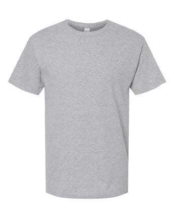 Pretreated M&O 4800 Gold Soft Touch T-Shirt - Athletic Grey