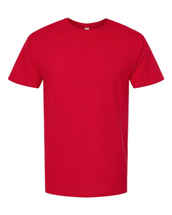 Pretreated M&O 4800 Gold Soft Touch T-Shirt - Red