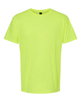 Pretreated M&O 4800 Gold Soft Touch T-Shirt - Safety Green