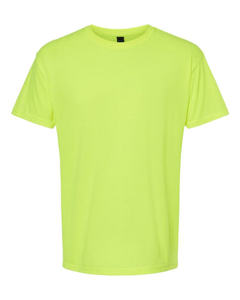 Pretreated M&O 4800 Gold Soft Touch T-Shirt - Safety Green