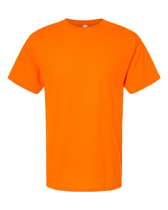 Pretreated M&O 4800 Gold Soft Touch T-Shirt - Safety Orange