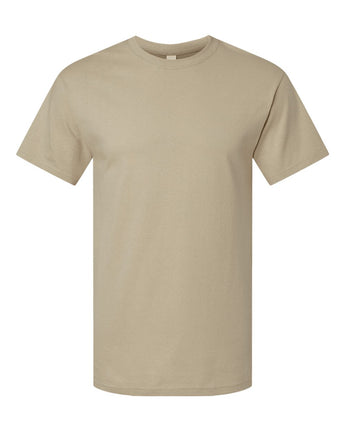 Pretreated M&O 4800 Gold Soft Touch T-Shirt - Sand