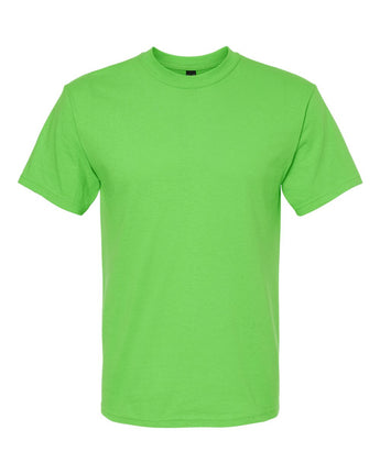 Pretreated M&O 4800 Gold Soft Touch T-Shirt - Vivid Lime
