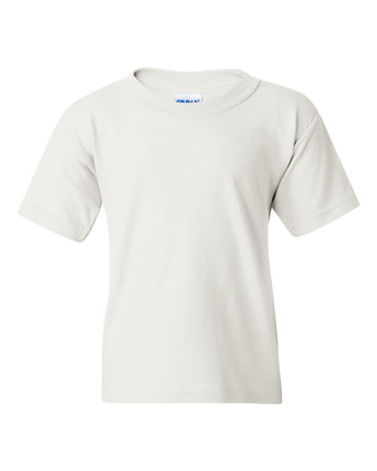 Pretreated Gildan 5000B Youth Heavy Cotton T-Shirt - White