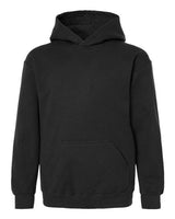Pretreated Tultex 320Y Youth Hooded Sweatshirt - Black