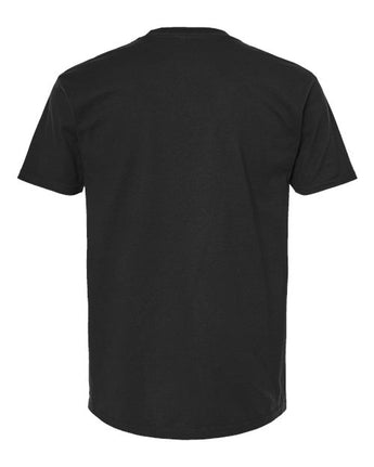 Pretreated Tultex 293 Unisex Heavyweight Jersey Pocket T-Shirt - Black - Back