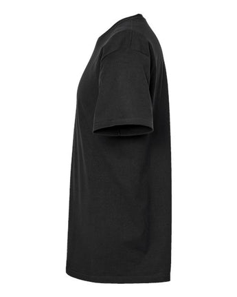 Pretreated Tultex 290 Unisex Heavyweight Jersey T-Shirt - Black - Side