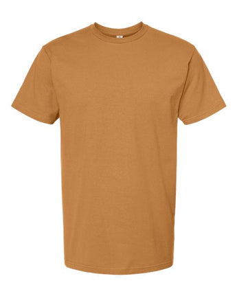 Pretreated Tultex 290 Unisex Heavyweight Jersey T-Shirt - Camel