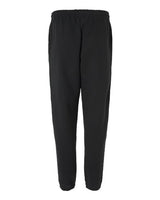 Pretreated American Apparel RF491 Unisex ReFlex Fleece Sweatpants - Black - Back