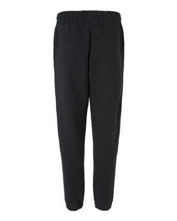 Pretreated American Apparel RF491 Unisex ReFlex Fleece Sweatpants - Black - Back