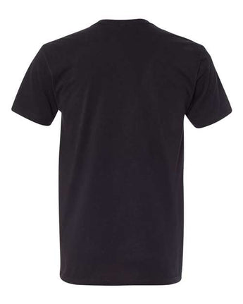 Pretreated Next Level 6410 Unisex Sueded Tee - Black - Back