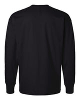 Pretreated Next Level 7211 Unisex Heavyweight Long Sleeve Tee - Black - Back