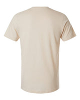 Pretreated Tultex 602CVC Unisex Combed CVC T-Shirt - Heather Cream - Back