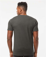 Pretreated Tultex 290 Unisex Heavyweight Jersey T-Shirt - Charcoal - On Model - Back