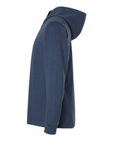 Pretreated Gildan 75500 Unisex Hammer Maxweight Hooded T-Shirt - Blue Dusk - Side
