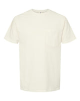 Pretreated Tultex 293 Unisex Heavyweight Jersey Pocket T-Shirt - Natural