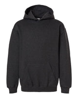 Pretreated Tultex 320Y Youth Hooded Sweatshirt - Heather Graphite