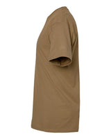 Pretreated Tultex 290 Unisex Heavyweight Jersey T-Shirt - Desert Brown - Side