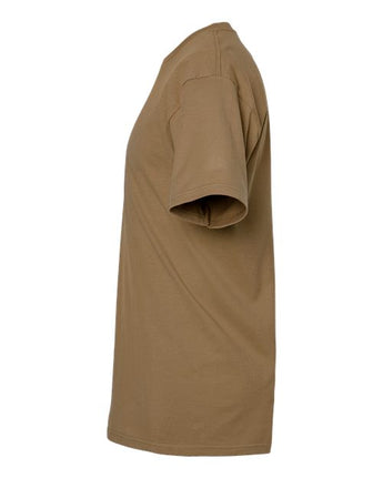 Pretreated Tultex 290 Unisex Heavyweight Jersey T-Shirt - Desert Brown - Side