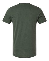 Pretreated Tultex 602CVC Unisex Combed CVC T-Shirt - Heather Forest - Back