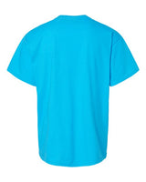Pretreated Gildan 64000BCVC Softstyle CVC Youth T-Shirt - Caribbean Mist - Back