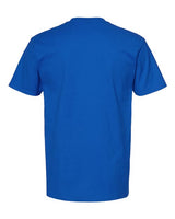 Pretreated Tultex 293 Unisex Heavyweight Jersey Pocket T-Shirt - Royal - Back