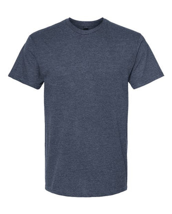 Pretreated Tultex 290 Unisex Heavyweight Jersey T-Shirt - Heather Denim