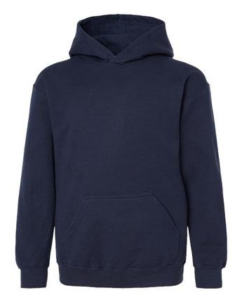 Pretreated Tultex 320Y Youth Hooded Sweatshirt - Navy