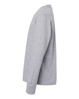 Pretreated Next Level 3311 Youth Cotton Long Sleeve Tee - Heather Grey - Side