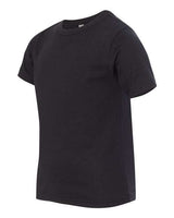 Pretreated Next Level 3312 Youth CVC Tee - Black - Side