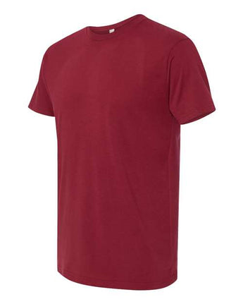 Pretreated Next Level 6410 Unisex Sueded Tee - Cardinal - Side