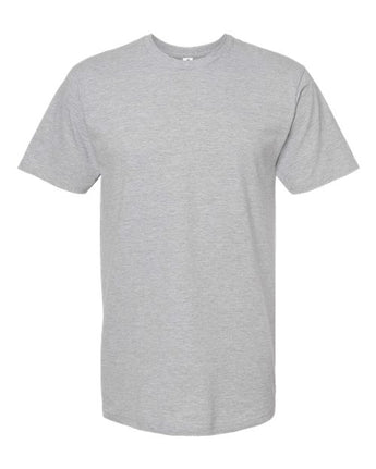 Pretreated Tultex 290 Unisex Heavyweight Jersey T-Shirt - Heather Grey