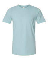 Pretreated Tultex 602CVC Unisex Combed CVC T-Shirt - Heather Ice Blue