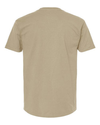 Pretreated Tultex 293 Unisex Heavyweight Jersey Pocket T-Shirt - Sand - Back