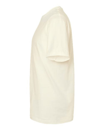 Pretreated Tultex 290 Unisex Heavyweight Jersey T-Shirt - Natural - Side