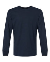 Pretreated Next Level 3311 Youth Cotton Long Sleeve Tee - Midnight Navy